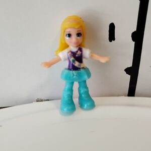 Polly Pocket MICRO Doll Blond Replacement Owlnite Campsite Travel Playset